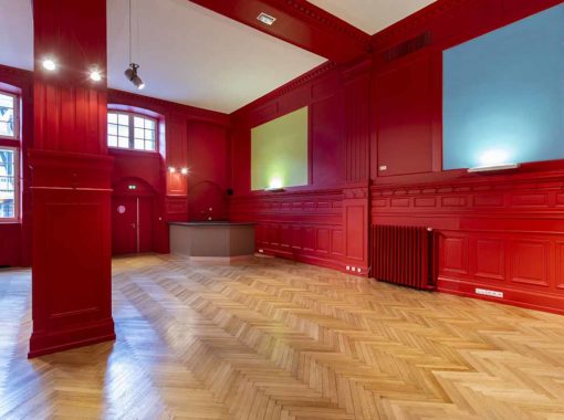 Salon Rouge - Habitation Moderne