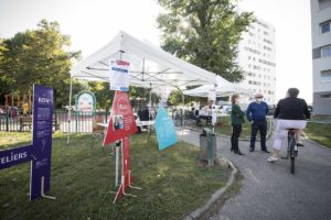 Réaménagement des espaces extérieurs du quartier du Wihrel à Ostwald avec l’appui du projet artistique "Signature" de l’Eurométropole : participation des habitants, soutien de talents créatifs…