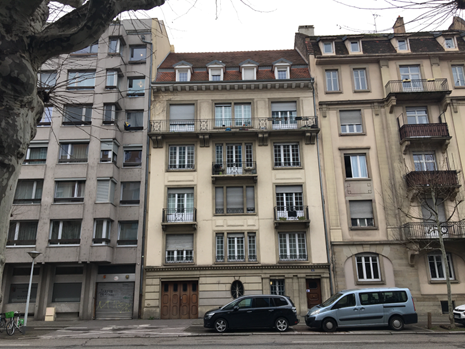 Réhabilitation d’un immeuble 83 avenue des Vosges à STRASBOURG