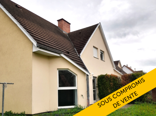 Maison individuelle de 127 m² dans une copropriété de 4 maisons à Fegersheim - Habitation Moderne